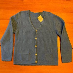 Amaia Blue Cardigan (size 4) - new with tags